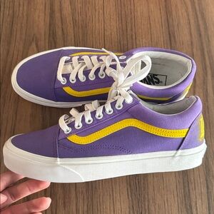 Vans Purple/Yellow Low-Top Unisex Vans